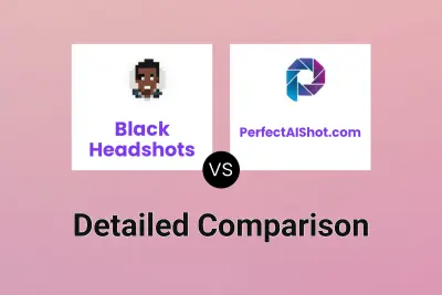 Black Headshots vs PerfectAIShot.com