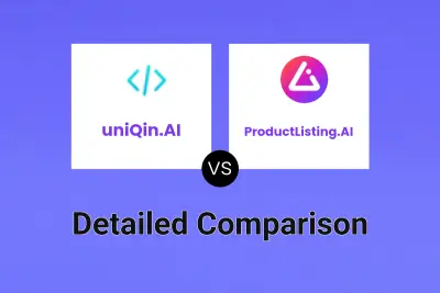 uniQin.AI vs ProductListing.AI Detailed comparison features, price