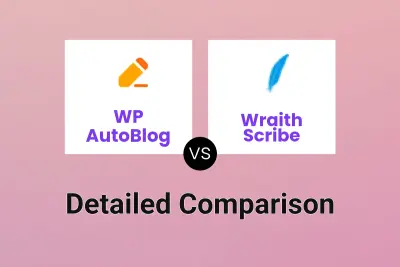 WP AutoBlog vs Wraith Scribe Detailed comparison features, price