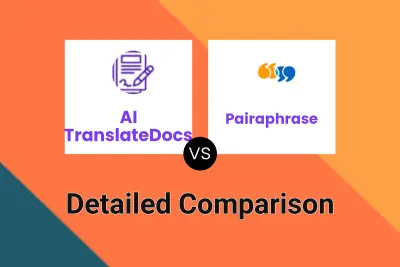 AI TranslateDocs vs Pairaphrase