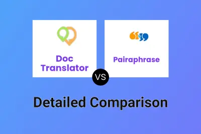 Doc Translator vs Pairaphrase