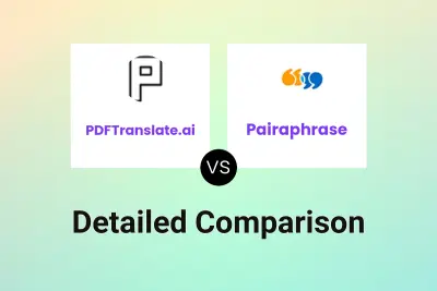 PDFTranslate.ai vs Pairaphrase
