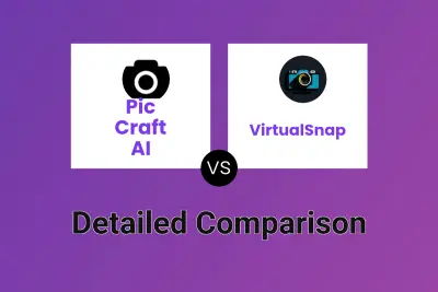 Pic Craft AI vs VirtualSnap Detailed comparison features, price