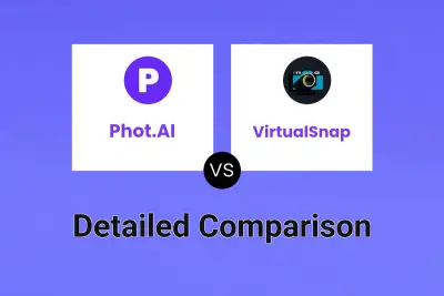 Phot.AI vs VirtualSnap Detailed comparison features, price