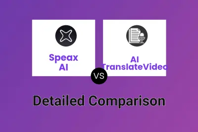 Speax AI vs AI TranslateVideo