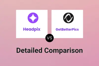 Headpix vs GetBetterPics Detailed comparison features, price