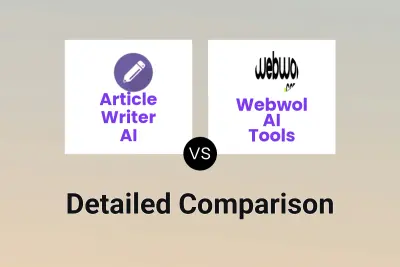Article Writer AI vs Webwol AI Tools