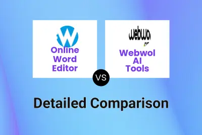 Online Word Editor vs Webwol AI Tools