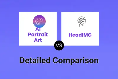 AI Portrait Art vs HeadIMG