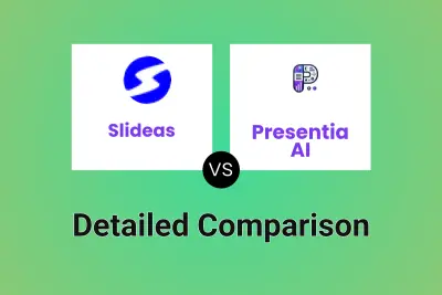 Slideas vs Presentia AI Detailed comparison features, price