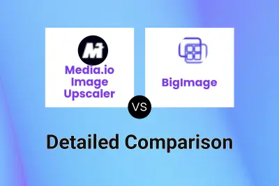Media.io Image Upscaler vs BigImage