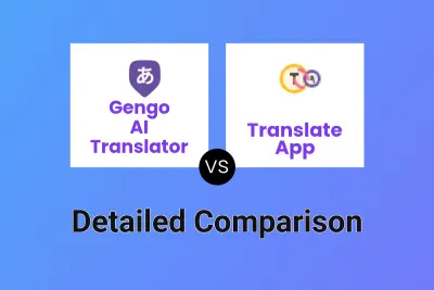 Gengo AI Translator vs Translate App