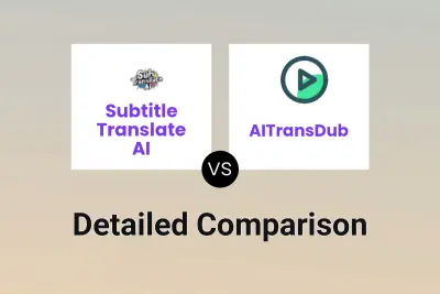 Subtitle Translate AI vs AITransDub