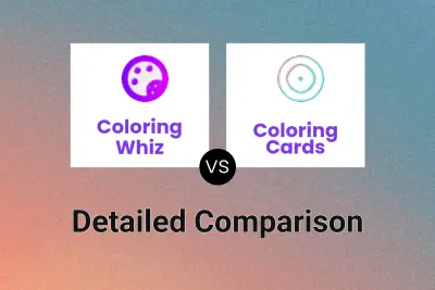 Coloring Whiz vs Coloring Cards