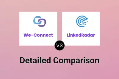 We-Connect vs LinkedRadar