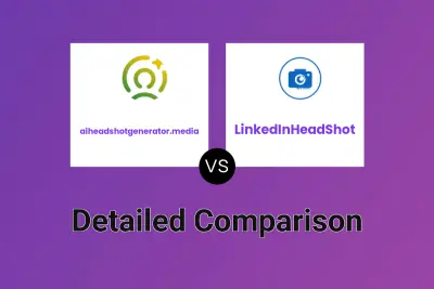 aiheadshotgenerator.media vs LinkedInHeadShot