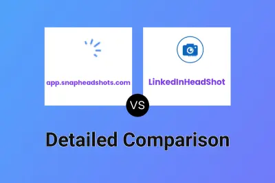 app.snapheadshots.com vs LinkedInHeadShot