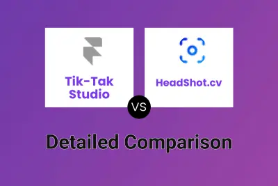 Tik-Tak Studio vs HeadShot.cv