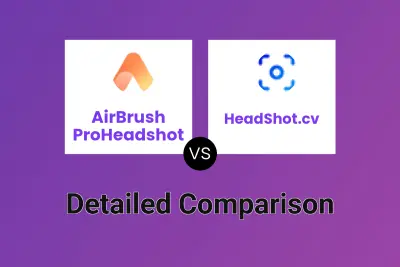 AirBrush ProHeadshot vs HeadShot.cv