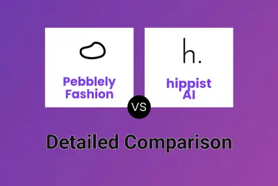 Pebblely Fashion vs hippist AI