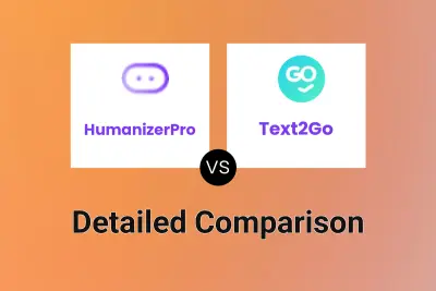 HumanizerPro vs Text2Go