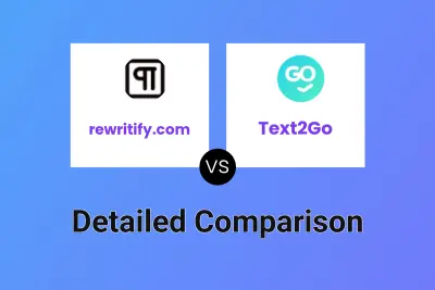 rewritify.com vs Text2Go