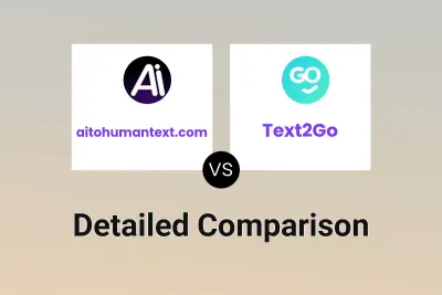 aitohumantext.com vs Text2Go