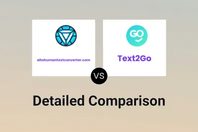 aitohumantextconverter.com vs Text2Go