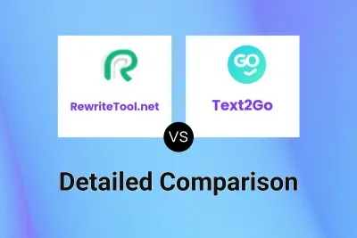 RewriteTool.net vs Text2Go