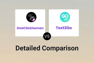 OneClickHuman vs Text2Go