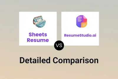 Sheets Resume vs ResumeStudio.ai