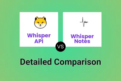 Whisper API vs Whisper Notes