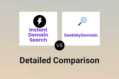 Instant Domain Search vs SeekMyDomain