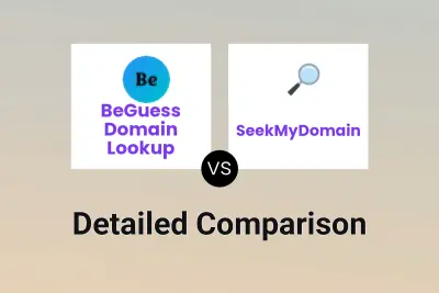 BeGuess Domain Lookup vs SeekMyDomain