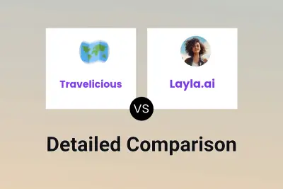 Travelicious vs Layla.ai Detailed comparison features, price