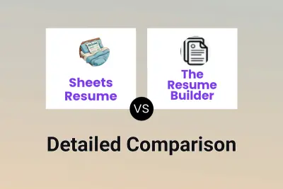 Sheets Resume vs The Resume Builder