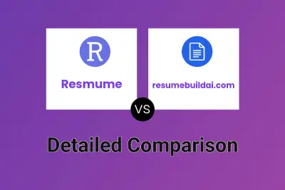 Resmume vs resumebuildai.com