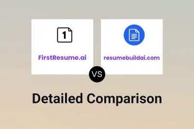 FirstResume.ai vs resumebuildai.com