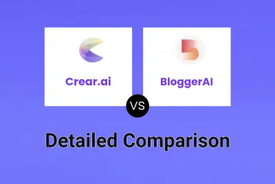 Crear.ai vs BloggerAI Detailed comparison features, price