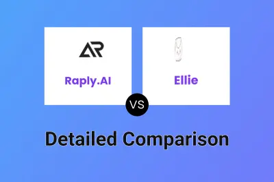 Raply.AI vs Ellie Detailed comparison features, price