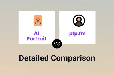 AI Portrait vs pfp.fm