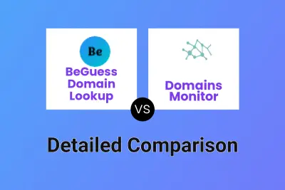 BeGuess Domain Lookup vs Domains Monitor