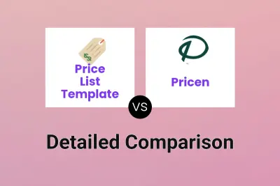 Price List Template vs Pricen