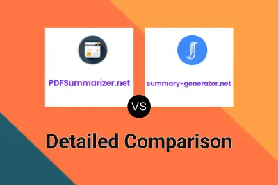 PDFSummarizer.net vs summary-generator.net
