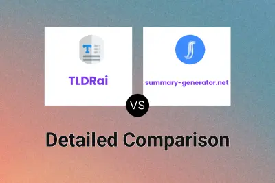 TLDRai vs summary-generator.net