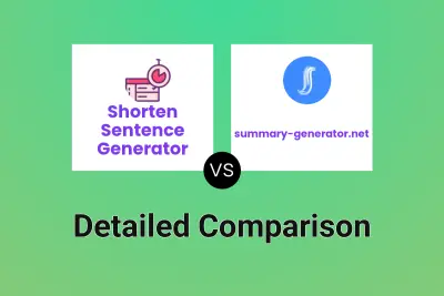Shorten Sentence Generator vs summary-generator.net