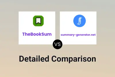 TheBookSum vs summary-generator.net