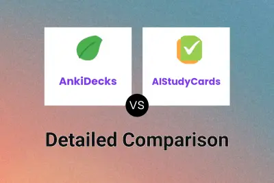 AnkiDecks vs AIStudyCards