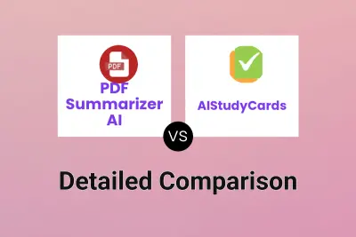 PDF Summarizer AI vs AIStudyCards