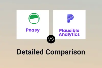 Peasy vs Plausible Analytics